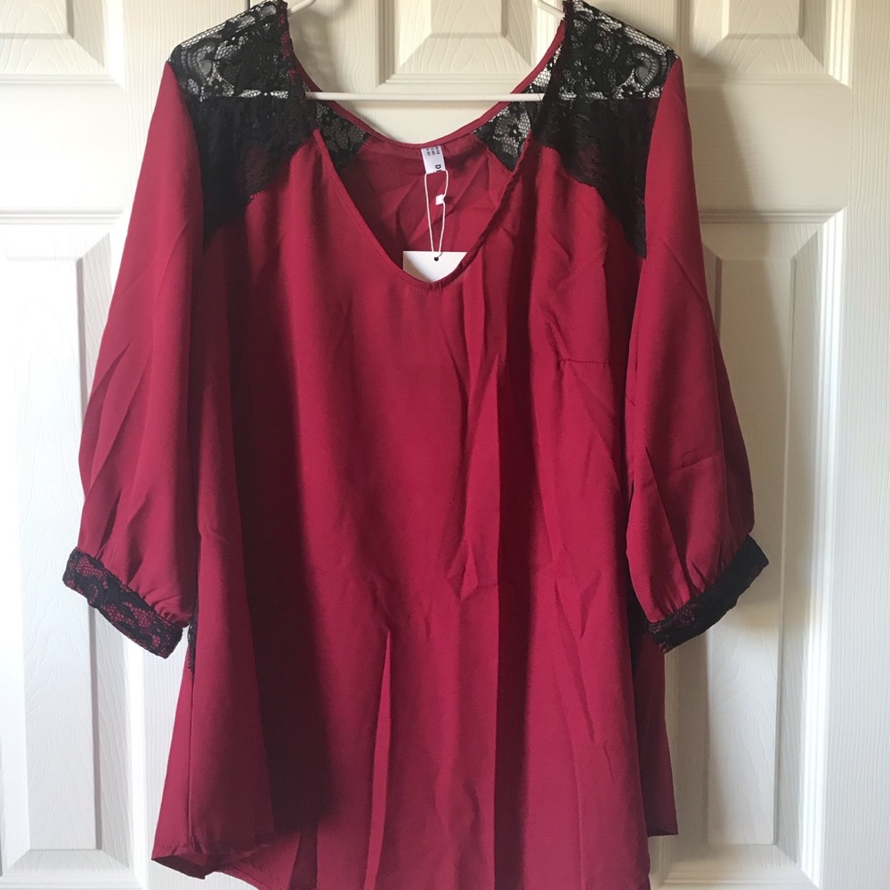 NWT 3/4 Sleeve Blouse